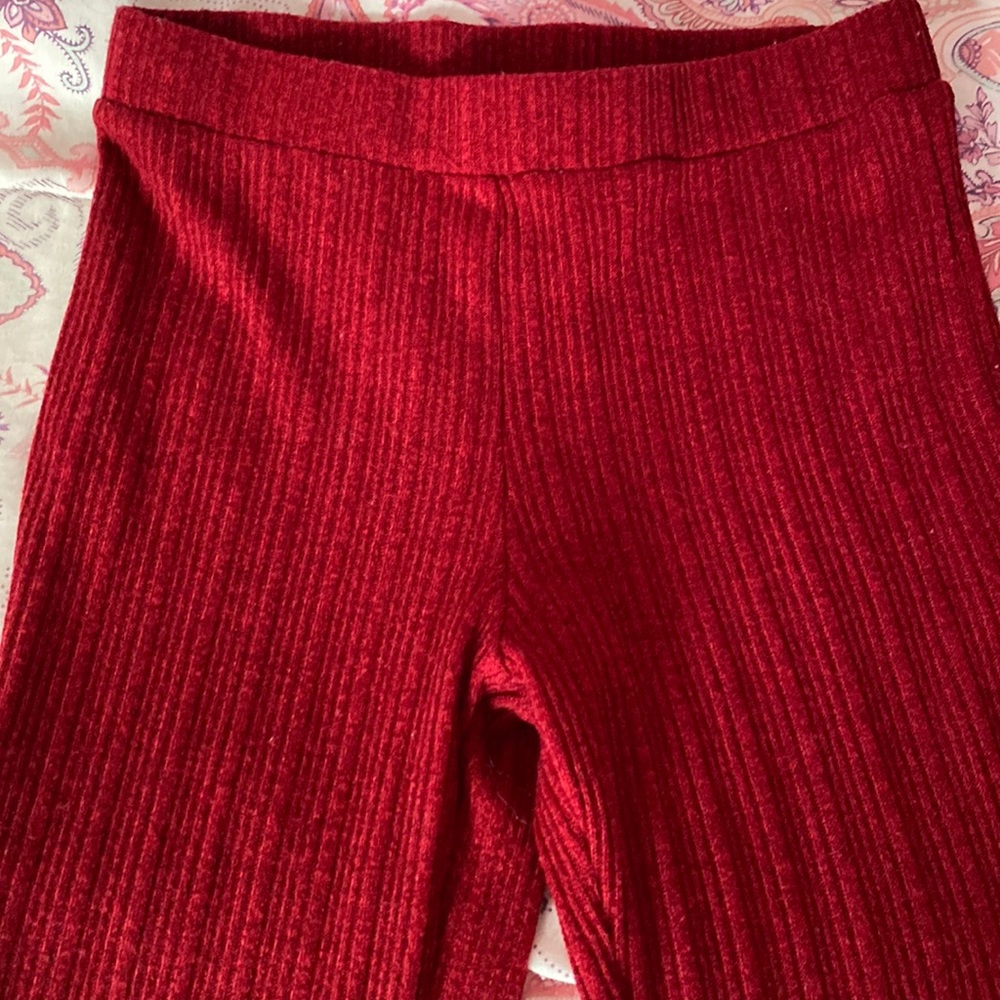 Wild fable red flare pants small flattering fit